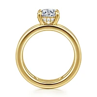 Gabriel & Co 7.4 Engagement Ring 14K Yellow Gold Contemporary ER16711R6Y44JJ