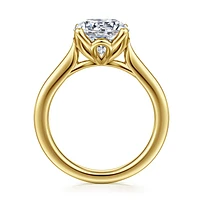 Gabriel & Co 9 Engagement Ring 14K Yellow Gold Lotus ER16712R12Y4JJJ