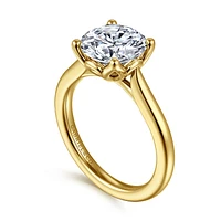 Gabriel & Co 9 Engagement Ring 14K Yellow Gold Lotus ER16712R12Y4JJJ