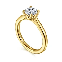 Gabriel & Co 6.5 Engagement Ring 14K Yellow Gold Lotus ER16712R4Y4JJJ
