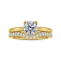 Gabriel & Co 6.5 Engagement Ring 14K Yellow Gold Lotus ER16712R4Y4JJJ
