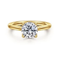 Gabriel & Co 7.4 Engagement Ring 14K Yellow Gold Lotus ER16712R6Y4JJJ