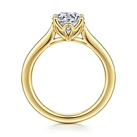 Gabriel & Co 7.4 Engagement Ring 14K Yellow Gold Lotus ER16712R6Y4JJJ