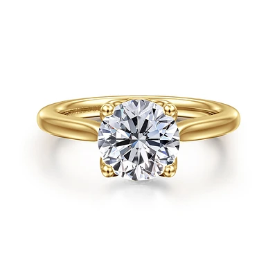 Gabriel & Co 8 Engagement Ring 14K Yellow Gold Lotus ER16712R8Y4JJJ
