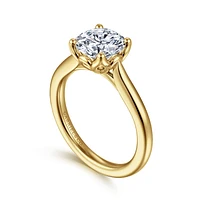 Gabriel & Co 8 Engagement Ring 14K Yellow Gold Lotus ER16712R8Y4JJJ