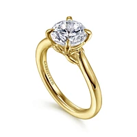Gabriel & Co 8 Engagement Ring 14K Yellow Gold Lotus ER16713R8Y4JJJ