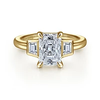 Gabriel & Co 8.5X6 Engagement Ring 14K Yellow Gold Contemporary ER16715N8Y43JJ