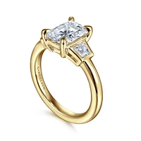 Gabriel & Co 8.5X6 Engagement Ring 14K Yellow Gold Contemporary ER16715N8Y43JJ