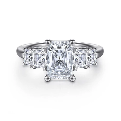 Gabriel & Co 8.5X6 Engagement Ring 14K White Gold Contemporary ER16721N8W43JJ