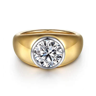 Gabriel & Co 8 Engagement Ring 14K Gold Contemporary ER16723R8M4JJJ