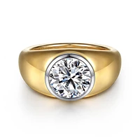 Gabriel & Co 8 Engagement Ring 14K Gold Contemporary ER16723R8M4JJJ