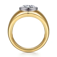 Gabriel & Co 8 Engagement Ring 14K Gold Contemporary ER16723R8M4JJJ
