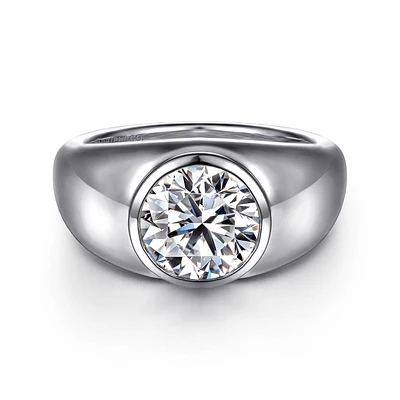 Gabriel & Co 8 Engagement Ring 14K White Gold Contemporary ER16723R8W4JJJ