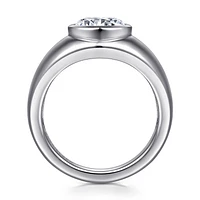 Gabriel & Co 8 Engagement Ring 14K White Gold Contemporary ER16723R8W4JJJ