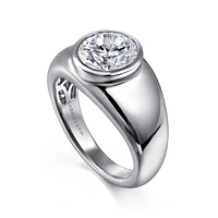 Gabriel & Co 8 Engagement Ring 14K White Gold Contemporary ER16723R8W4JJJ