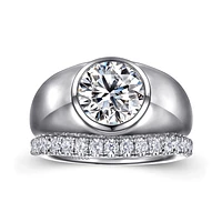Gabriel & Co 8 Engagement Ring 14K White Gold Contemporary ER16723R8W4JJJ