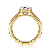 Gabriel & Co 8.5X6 Engagement Ring 14K Yellow Gold Contemporary ER16728E8Y4JJJ
