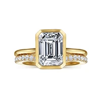 Gabriel & Co 8.5X6 Engagement Ring 14K Yellow Gold Contemporary ER16728E8Y4JJJ