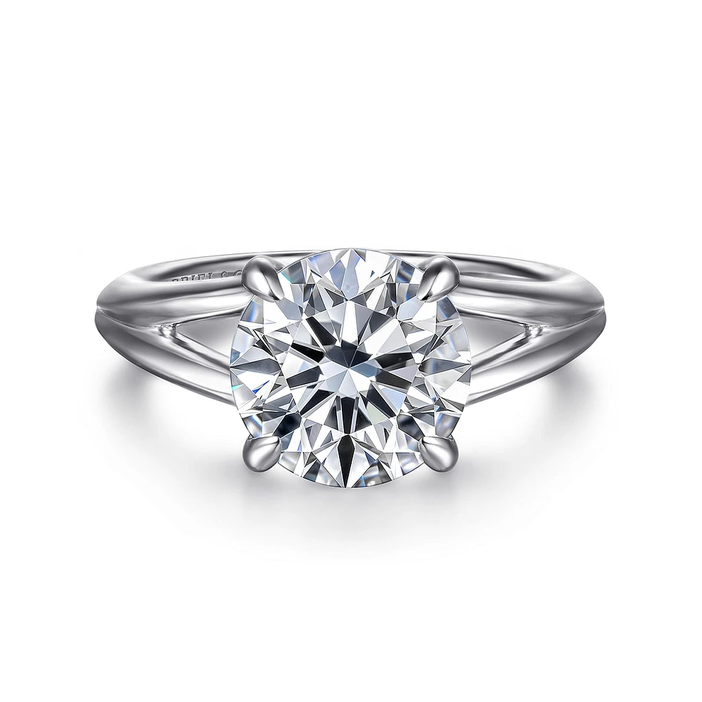 Gabriel & Co 9 Engagement Ring 14K White Gold Contemporary ER16730R12W4JJJ