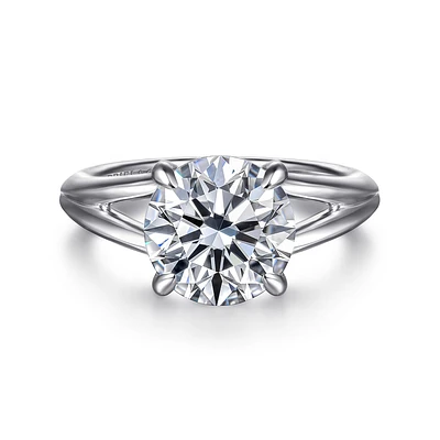 Gabriel & Co 9 Engagement Ring 14K White Gold Contemporary ER16730R12W4JJJ