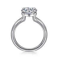 Gabriel & Co 9 Engagement Ring 14K White Gold Contemporary ER16730R12W4JJJ