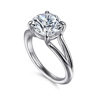 Gabriel & Co 9 Engagement Ring 14K White Gold Contemporary ER16730R12W4JJJ