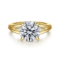 Gabriel & Co 9 Engagement Ring 14K Yellow Gold Contemporary ER16730R12Y4JJJ