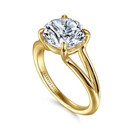 Gabriel & Co 9 Engagement Ring 14K Yellow Gold Contemporary ER16730R12Y4JJJ