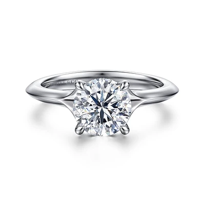 Gabriel & Co 7.4 Engagement Ring 14K White Gold Contemporary ER16734R6W44JJ