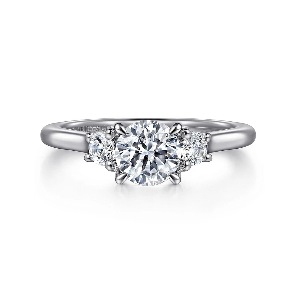 Gabriel & Co 5.75 Engagement Ring 14K White Gold Contemporary ER16736R3W44JJ