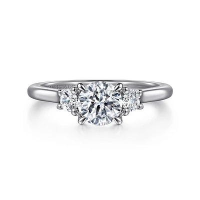 Gabriel & Co 5.75 Engagement Ring 14K White Gold Contemporary ER16736R3W44JJ
