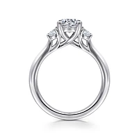 Gabriel & Co 5.75 Engagement Ring 14K White Gold Contemporary ER16736R3W44JJ
