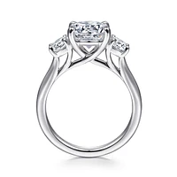 Gabriel & Co 8 Engagement Ring 14K White Gold Classic ER16737R8W44JJ