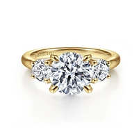 Gabriel & Co 8 Engagement Ring 14K Yellow Gold Classic ER16737R8Y44JJ