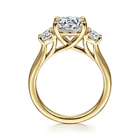 Gabriel & Co 8 Engagement Ring 14K Yellow Gold Classic ER16737R8Y44JJ