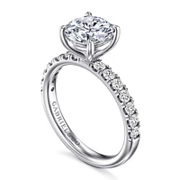Gabriel & Co 8 Engagement Ring 14K White Gold Contemporary ER16738R8W44JJ