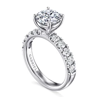 Gabriel & Co 8 Engagement Ring 14K White Gold Contemporary ER16739R8W44JJ