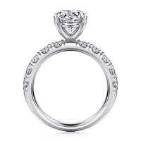 Gabriel & Co 8 Engagement Ring 14K White Gold Contemporary ER16740R8W44JJ