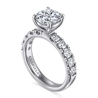 Gabriel & Co 8 Engagement Ring 14K White Gold Contemporary ER16740R8W44JJ