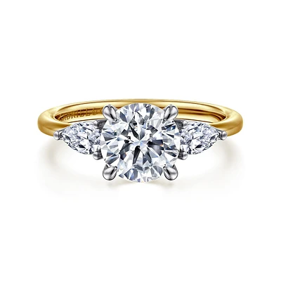 Gabriel & Co 7.4 Engagement Ring 14K Gold Classic ER16743R6M44JJ