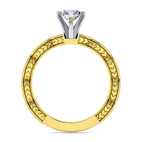 Gabriel & Co 10x5 Engagement Ring 14K Gold Victorian ER4122M4M44JJ