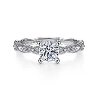 Gabriel & Co 5.75 Engagement Ring Platinum Victorian ER4122R3PT4JJ