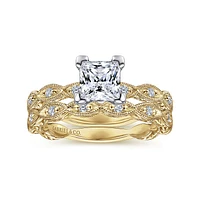 Gabriel & Co 5.5 Engagement Ring 14K Gold Victorian ER4122S4M44JJ