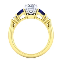 Gabriel & Co 6.5 x 5 Engagement Ring 14K Gold Classic ER6002E4M44SA