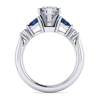 Gabriel & Co 10x6 Engagement Ring Platinum Classic ER6002P6PT4SA