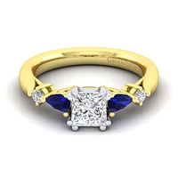 Gabriel & Co 5.5 Engagement Ring 14K Gold Classic ER6002S4M44SA