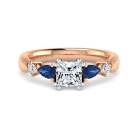 Gabriel & Co 5.5 Engagement Ring 14K Two-Tone Gold Classic ER6002S4T44SA