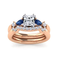 Gabriel & Co 5.5 Engagement Ring 14K Two-Tone Gold Classic ER6002S4T44SA