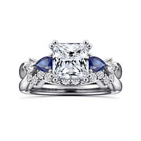 Gabriel & Co 7 Engagement Ring 14K White Gold Classic ER6002S8W44SA