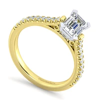 Gabriel & Co 7x5 Engagement Ring 14K Gold Classic ER7224E4M44JJ